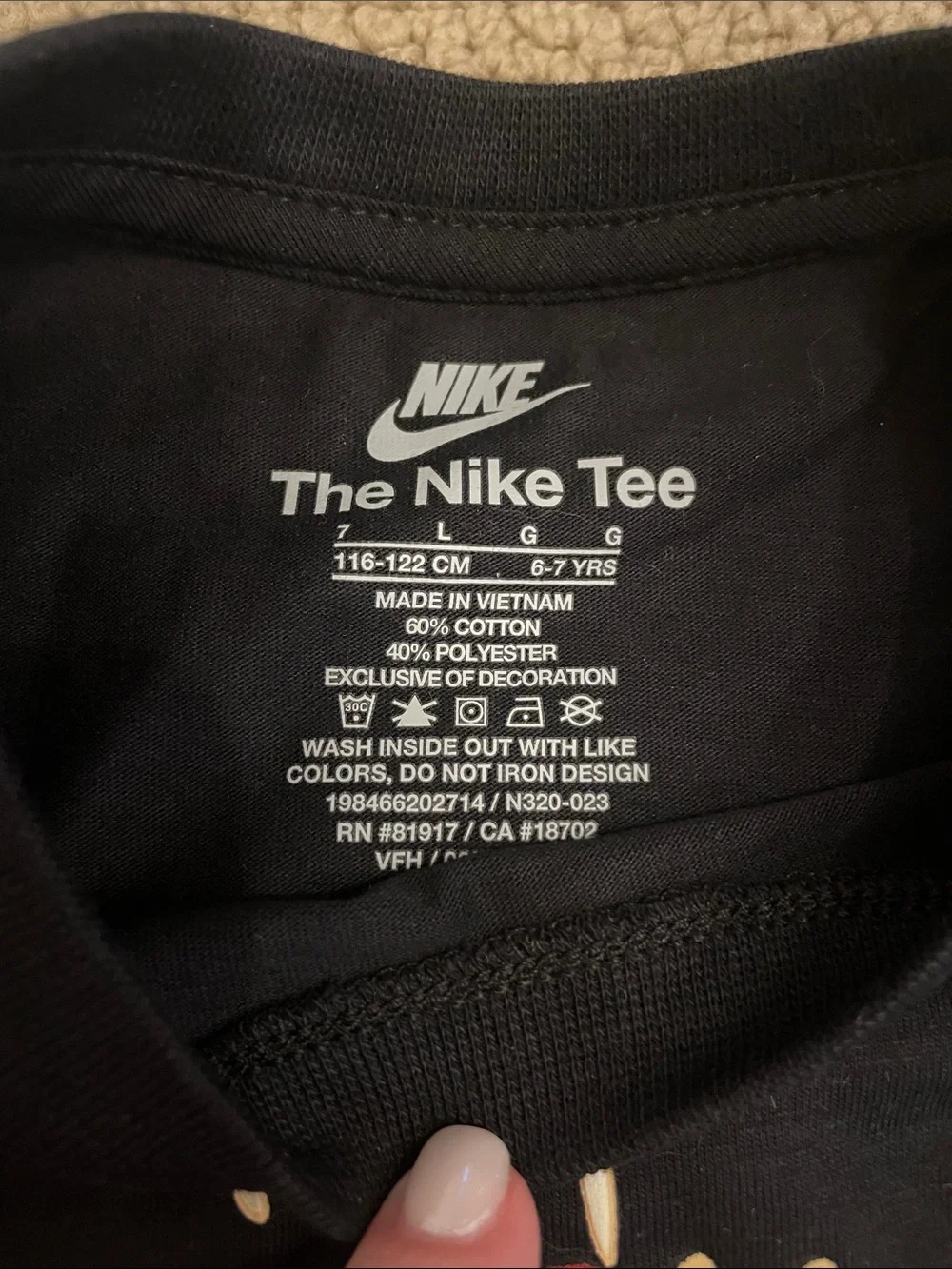 🆕 Nike - Boys Long-Sleeve Tee with Colorful Ice Cream & Sports Graphic - Sz 7